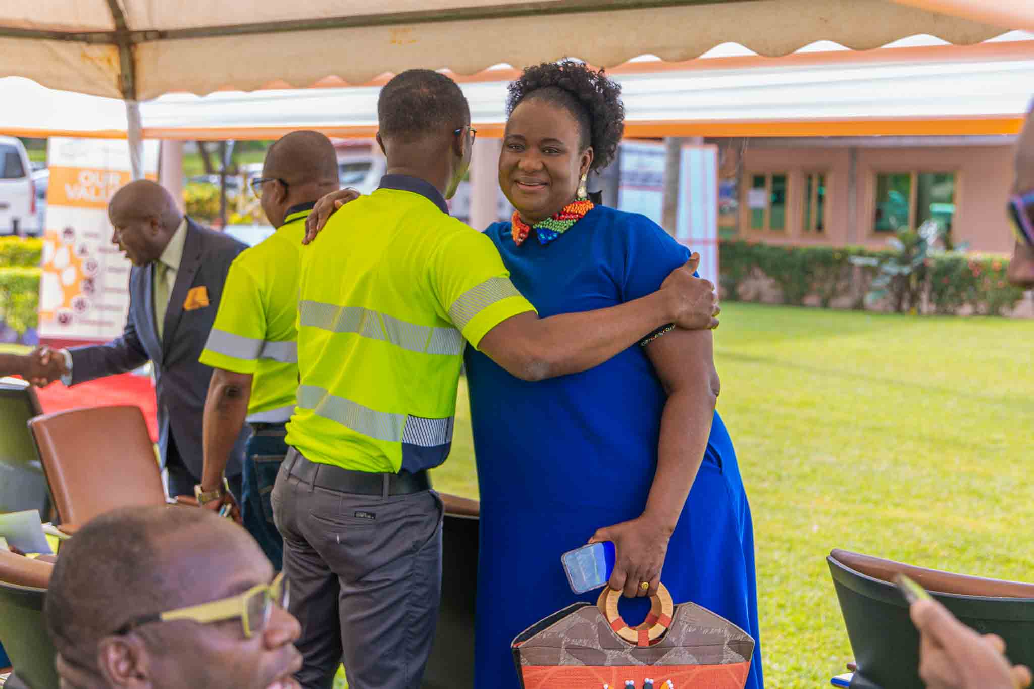 Edith, Country Director of Harley Reed Ghana at AngloGold Ashanti Event